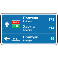 Покажчик напрямків