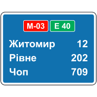 Покажчик відстаней